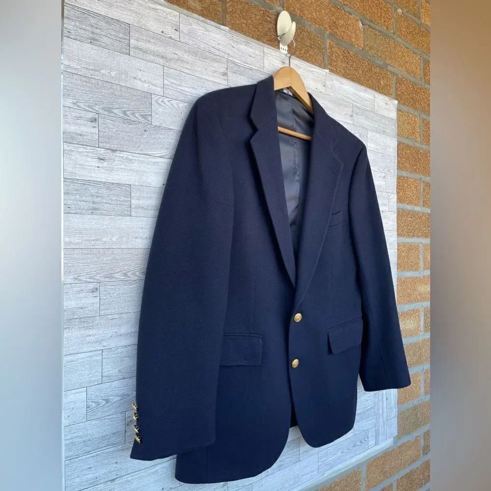 Polo University Club Ralph Lauren Virgin Wool Sportcoat Jacket Blazer Mens large